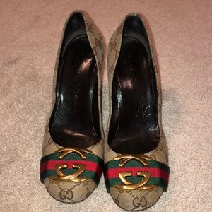 Gucci heels , size 6 1/2